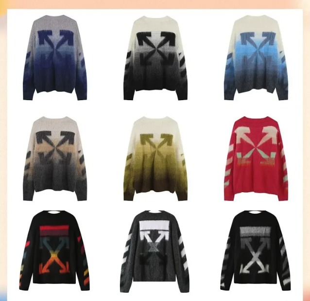 OFF white sweaters