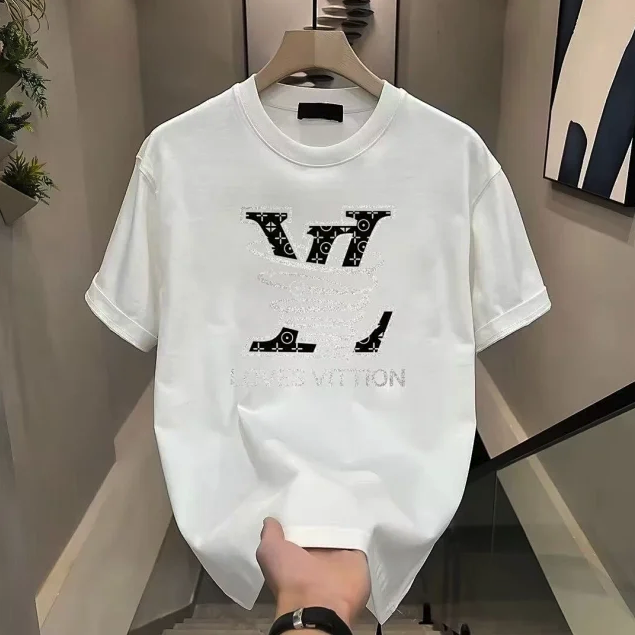 LV niche ins style short sleeved shirt