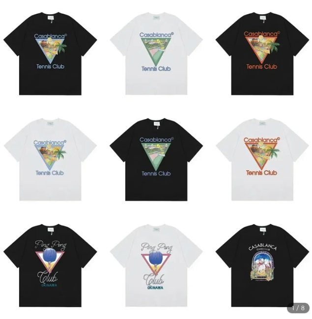Casablanca T-shirt（40style ）