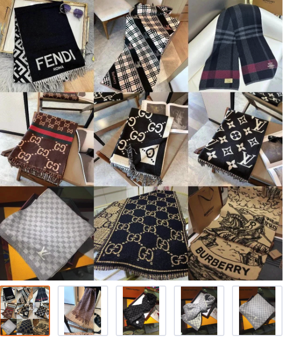 Burberry/LV/Fendi  Scarf（20style）