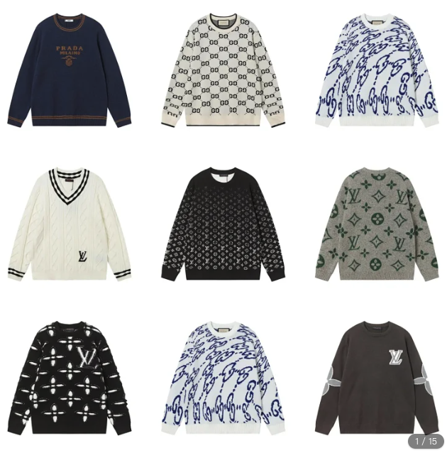 Louis Vuitton GUCCI Burberry Sweater (40 styles)