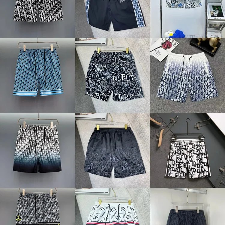 Dior Shorts Beach Pants  ( 38 + styles)