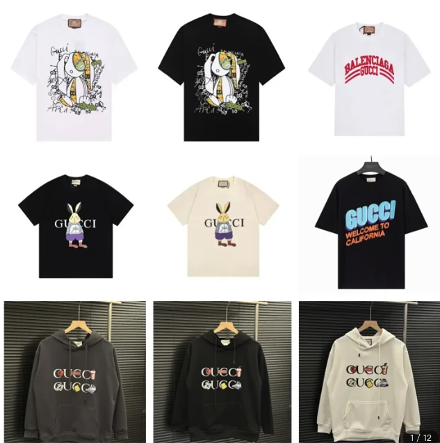 Gucci T-shirt/Sleeveless/Hoodie（40 style TOP）