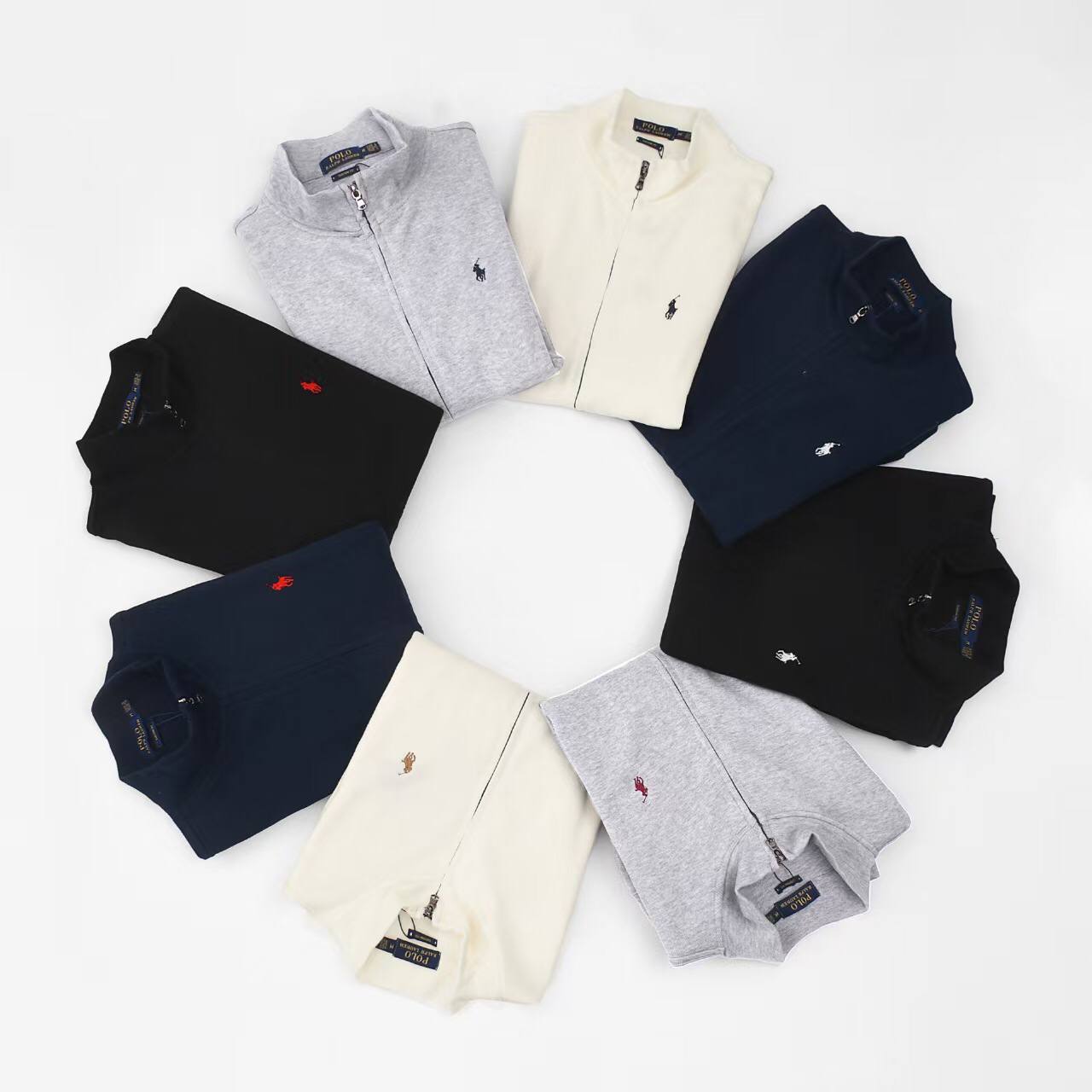RL Half High Zip Neck Sweatshirt