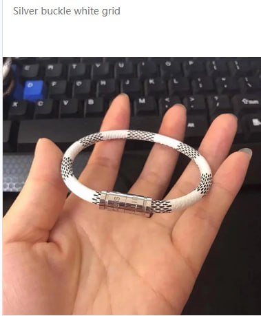 LV magnetic snap bracelet/Lacoste Bracelets 