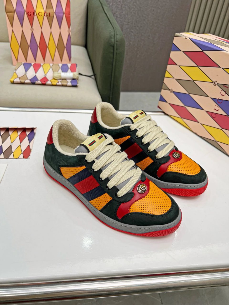Gucci Leather Sneaker shoes\Casual shoes\Sneakers 