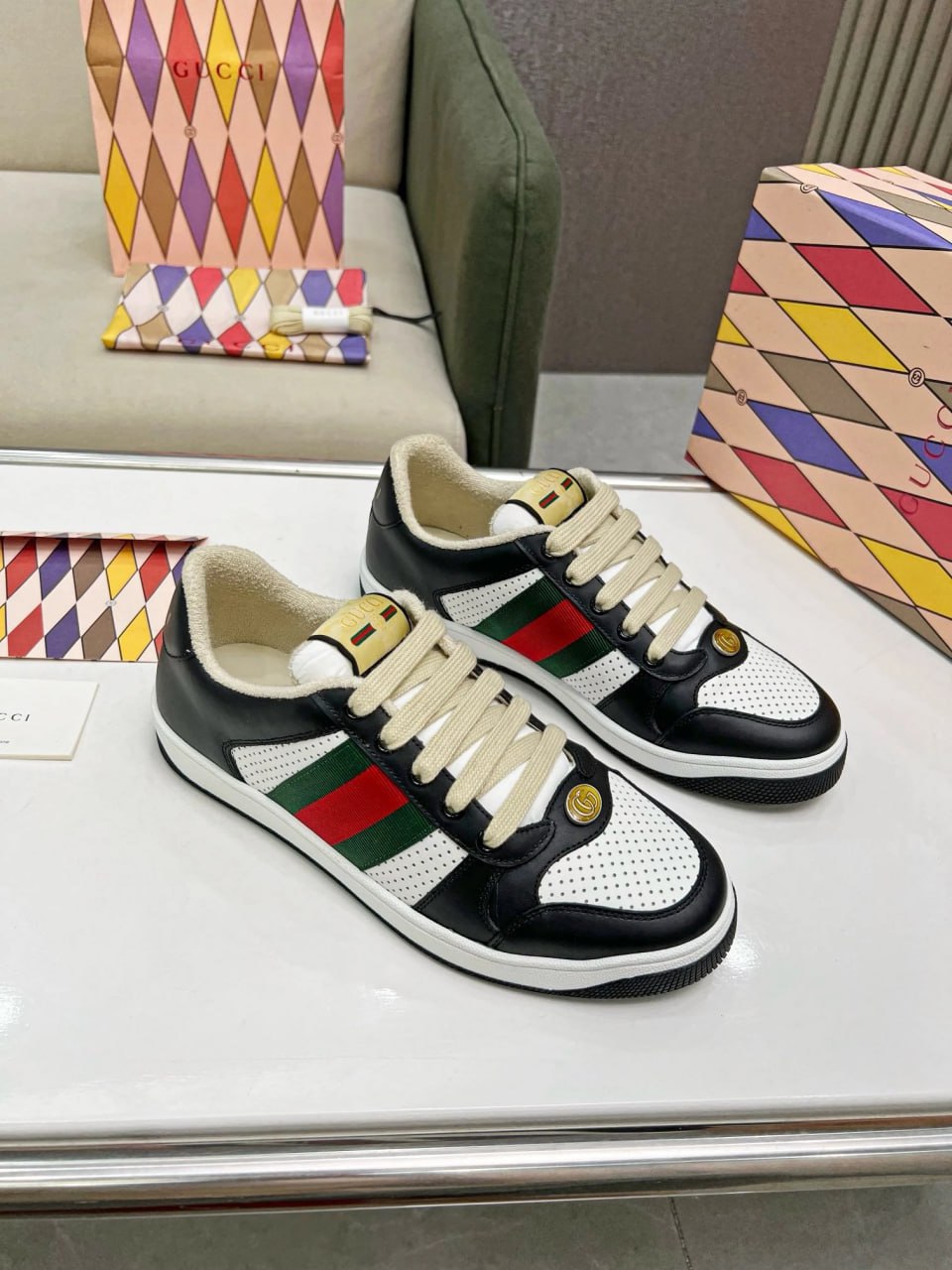 Gucci Leather Sneaker shoes\Casual shoes\Sneakers 