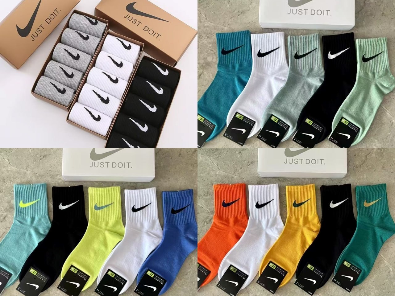New style 5 pairs per box socks wholesale