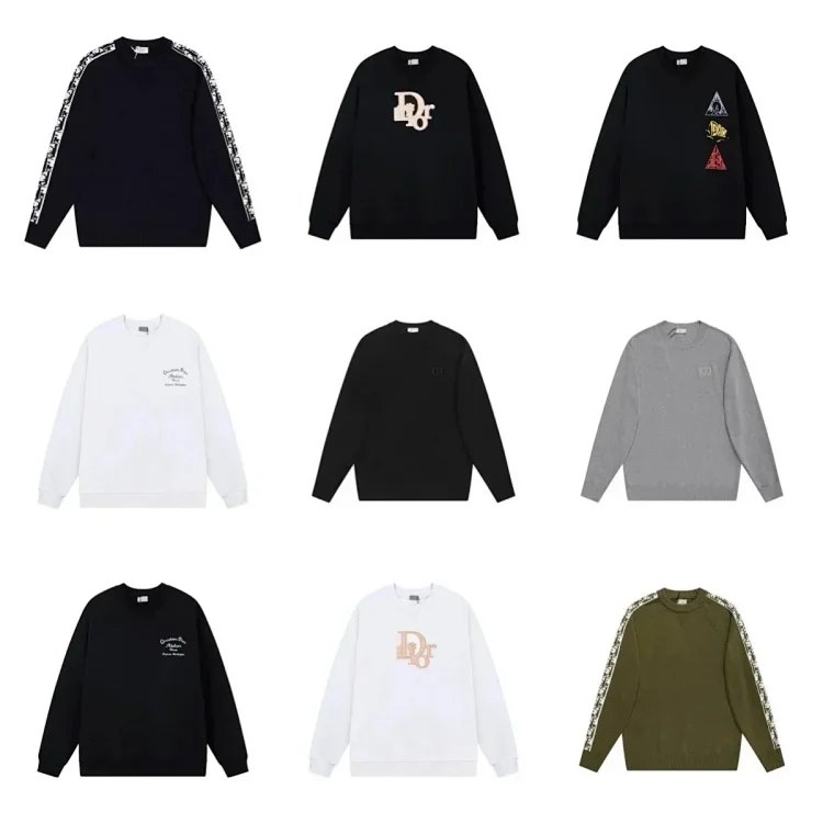 Dior Fashion jacquard Baita unisex sweater
