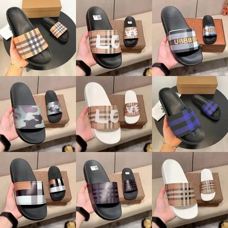 Burberry Cressita  flip flops men's casual breathable fashion flat heel non-slip sandals